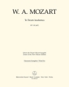 Te Deum laudamus KV141 fr Chor und Orchester Harmonie