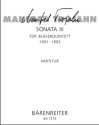 Sonata III Blserquintett Partitur Fl/Ob/Klar/Hn/Fag