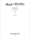Quartett fr 4 Schlagzeuger Partitur
