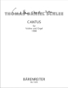 Cantus - Partitur, Stimme(n) V/ Org