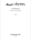 Lotfagos fr Sopran und Kontrabass 2 Partituren