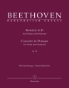 Konzert D-Dur op.61  fr Violine und Orchester  fr Violine und Klavier