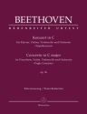 Konzert C-Dur op.56 fr Violine, Violoncello, Klavier und Orchester fr Violine, Violonello und 2 Klaviere Stimmen