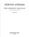 5 Moments musicaux fr 2 Violinen und Viola Partitur