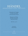 Vierter Satz aus dem Konzert F-Dur op.4,4 HWV292 fr gem Chor, Orgel und Orchester Klavierauszug