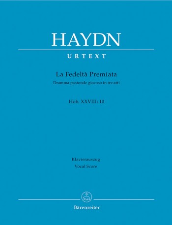La fedelt premiata Hob.XXVIII:10 Klavierauszug (it/dt)