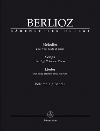 Lieder Band 1 fr hohe Stimme und Klavier (frz/en/dt)