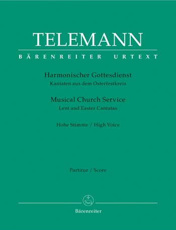 Harmonischer Gottesdienst (Osterfestkreis) fr Gesang (hoch), Melodieinstrument und Bc Partitur, Stimmensatz
