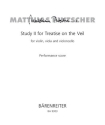 Study II for Treatise on the Veil for violin, vio - Spielpartitur(en) V/Va/Vc