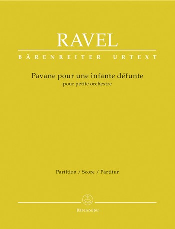Pavane pour une infante dfunte pour petit orchestre partition