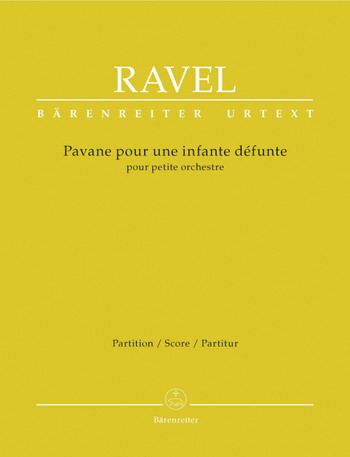 Pavane pour une infante dfunte pour petit orchestre partition