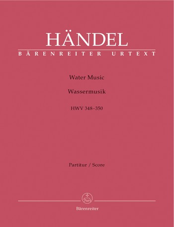 Wassermusik HWV348-350 fr Orchester Partitur