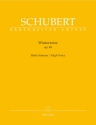Winterreise op.89 D911 fr Gesang (hoch) und Klavier praktische Ausgabe