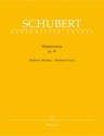 Winterreise op.89 D911 fr Gesang (mittel) und Klavier praktische Ausgabe