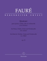 Quartett op.15 fr Klavier, Violine, Viola und Violoncello Stimmen