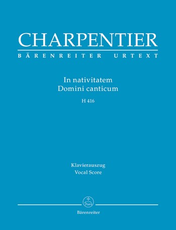 In nativitatem Domini canticum H416 fr gem Chor und Streicher Klavierauszug