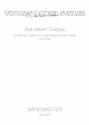 Ave verum Corpus - Spielpartitur(en), Singpartitur, Stimmensatz sgst/EnglHn oder Va ode