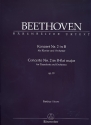 Konzert B-Dur Nr.2 op.19 fr Klavier und Orchester Partitur