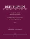 Konzert G-Dur Nr.4 op.58 fr Klavier und Orchester fr 2 Klaviere 2 Spielpartituren