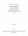 Abendsegen fr 4-stimmigen gemischten Chor, Oboe und Streichorchester Oboe