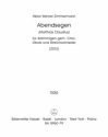 Abendsegen fr 4-stimmigen gemischten Chor, Oboe und Streichorchester Viola