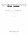BA11056-22  Kelterborn, Quartett-Fragmente (Streichquartett 7) fr Streichquartett Stimmensatz