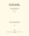 The King shall rejoice HWV260 fr gem Chor und Orchester Violoncello/Kontrabass