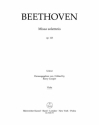 Beethoven, L. v., Missa solemnis op. 123 Va Part(s), Urtext edition