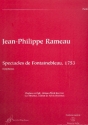 Spectacles de Fontainebleau 1753 - Symphonies fr Orchester Partitur