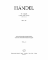 Hndel, Georg Friedrich, Te Deum B-Dur HWV 281 (Cannons) V2 Part(s), Urtext edition