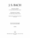 Bach, J.S., Concerto for Violin, Strings and Basso Continuo G minor (R for Violin, Strings and Basso Continuo Part(s), Urtext edition