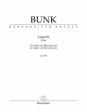 Legende op. 55a fr Orgel und Blserquartett Partitur und Stimmen