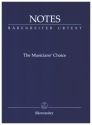 Notizbuch Notes - The Musician's Choice Umschlag Liszt-dunkelblau (Mindestabnahme 10 Stk)