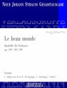 Strau (Sohn), Johann, Le beau monde op. 199 RV 199 Orchester Partitur und Kritischer Bericht