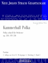Strau (Sohn), Johann, Kammerball Polka op. 230 RV 230 Orchester Partitur und Kritischer Bericht