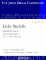 Strau (Sohn), Johann, Lieder Quadrille op. 275 RV 275bisAB/C Orchester Partitur und Kritischer Bericht
