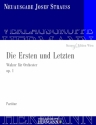 Strau, Josef, Die Ersten und Letzten op. 1 Orchester Partitur und Kritischer Bericht