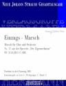 Strau (Son), Johann, Der Zigeunerbaron - Einzugs-Marsch (Nr. 17) RV 5 Chor und Orchester Partitur