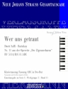 Strau (Son), Johann, Wer uns getraut RV 511A/B/C-11.ABC  Klavierauszug