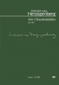 4 Choralmotetten op.102 fr gem Chor a cappella Partitur