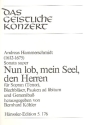 Nun lob mein Seel den Herren fr Sopran, Blechblasinstrumente und Bc (Pauken ad lib) Partitur