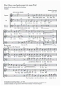 Der Herr ward gehorsam bis zum Tod fr gem Chor (SAM) a cappella Partitur