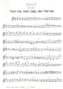 Nun lob mein Seel den Herren fr gem Chor und Instrumente Violine 2