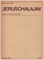 Jeruschalajim fr Gesang (hoch) und Orgel