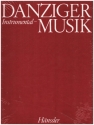 Danziger Instrumental-Musik des 17. und 18. Jahrhunderts Partitur