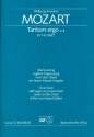 Tantum ergo in B KV142 (KV186d) fr Sopran, gem Chor und Orchester Klavierauszug