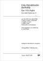Psalm 115 op.31 fr Soli, gem Chor und Orchester Chorpartitur