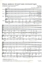 Einen anderen Grund kann niemand legen op.74 fr gem Chor und Orgel Partitur