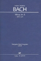 Messe A-Dur BWV234 fr Soli, gem Chor und Orchester Studienpartitur