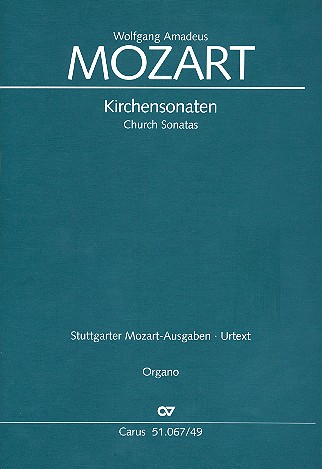 Smtliche Kirchensonaten fr 2 Violinen und Orgel Orgel